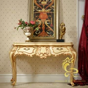 Châu Âu cổ điển Pháp cũ đồ nội thất hiên bàn ghế sofa trở lại hiên bàn tường bảng gỗ rắn tùy chỉnh - Bàn / Bàn