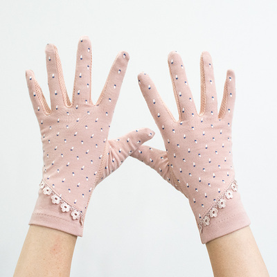 taobao agent Thin summer elastic short non-slip gloves, UV protection