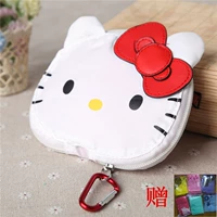 Hello kitty, Watsons, оригинальный складной портативный мультяшный вместительный и большой шоппер