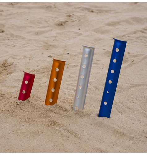 Дорожная сверхлегкая портативная металлическая пляжная палатка, ветрозащитный навес, алюминиевый сплав, фиксаторы в комплекте