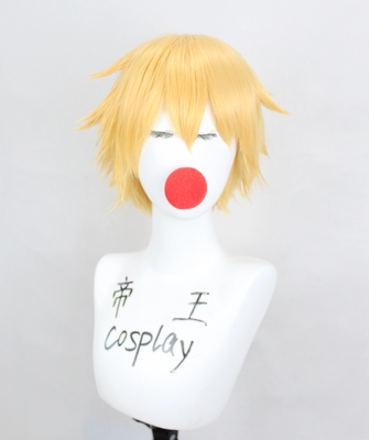 taobao agent Emperor cosplay wigs of crime equipment COS KY KISKE Tingle short hair Custom fake hair