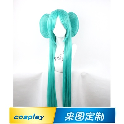 taobao agent Emperor cosplay wig cos Yumenglou Miku sister Hatsune Hua Kui Geisha Gi Butterfly Green