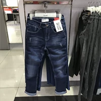 Baleno Benny Road Men New Micro-Slim Slim Jeans Old Retro Denim Quần dài Nam Han Chao quan ao nam