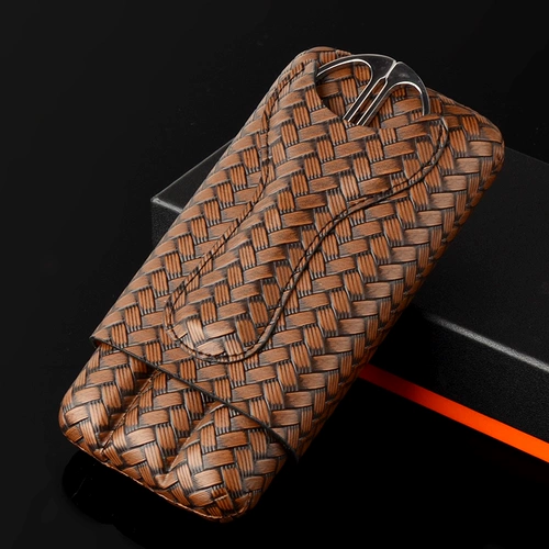 Любински Робински Два удобных кожаных сигарных сигарных аксессуаров инструмент HY-3306