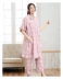 Mùa xuân và mùa thu dài tay dài tháng quần áo cho con bú Quần áo bà mẹ sau sinh bằng vải lanh nhà Nhật Bản chờ đợi quần áo phụ nữ mang thai đồ ngủ - Giải trí mặc / Mum mặc Giải trí mặc / Mum mặc