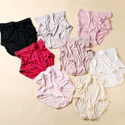 Đài Loan chính hãng đồ lót lụa nữ lụa cao eo quần short đầu phụ nữ không có dấu vết thoáng khí thoải mái tóm tắt kích thước lớn