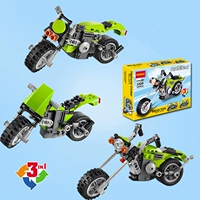 Интеллектуальный конструктор, пластиковая игрушка, мотоцикл для мальчиков, 6-7 лет