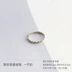Trang trí bạc vải Tối giản khí chất tốt vòng xoắn nữ mở điều chỉnh nhẫn bạc sterling đơn giản hipster Nhật Bản và Hàn Quốc - Nhẫn nhẫn đeo ngón út Nhẫn