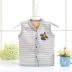 Áo vest bé gái mùa thu đông nam 0-1 tuổi cotton bé trai bé trai mặc cộng với áo nhung cotton ấm áp thoi trang tre em Áo ghi lê