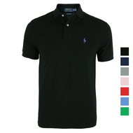 Mỹ thư trực tiếp Polo Ralph Lauren Ralph Lauren nam phiên bản tiêu chuẩn cổ điển của bông ngắn tay áo Polo áo polo đồng phục