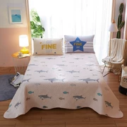 Một mảnh ba mảnh bìa giường bông giường bông tấm bìa 3.0m phong cách châu Âu bông Taikang tăng đơn tatami - Trải giường