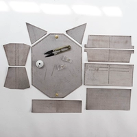 Коричневый (пакет материала из матовой восковой кожи)