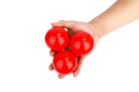 Бесплатная доставка жонглирование мяча Обучает видео Уникальный предмет погрешения автомобиля, навыки рук клоуна, показывая жонглингбол