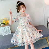 Летнее платье, юбка, летняя одежда, детская летняя форма, наряд маленькой принцессы, популярно в интернете, детская одежда