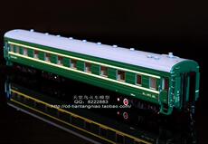 Модель поезда 百万城火车模型 1/87 ho 中国绿皮22型软座客车