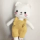 Белая кошка+имбирная одежда