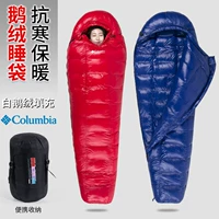 Уличный портативный водонепроницаемый удерживающий тепло спальный мешок с пухом для кемпинга, новая коллекция