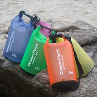 Пляжное водонепроницаемое ведро, водонепроницаемая сумка из ПВХ, сумка для рафтинга для плавания, спортивная сумка для снорклинга, надевается на плечо