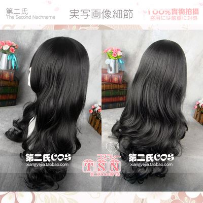 taobao agent 第二氏 Black curly wig, Lolita style, cosplay