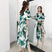 Sexy áo tắm nữ váy dài chia ba mảnh một vai phẳng góc hot mùa xuân Hàn Quốc hương thơm nhỏ ngực nhỏ tập hợp áo tắm