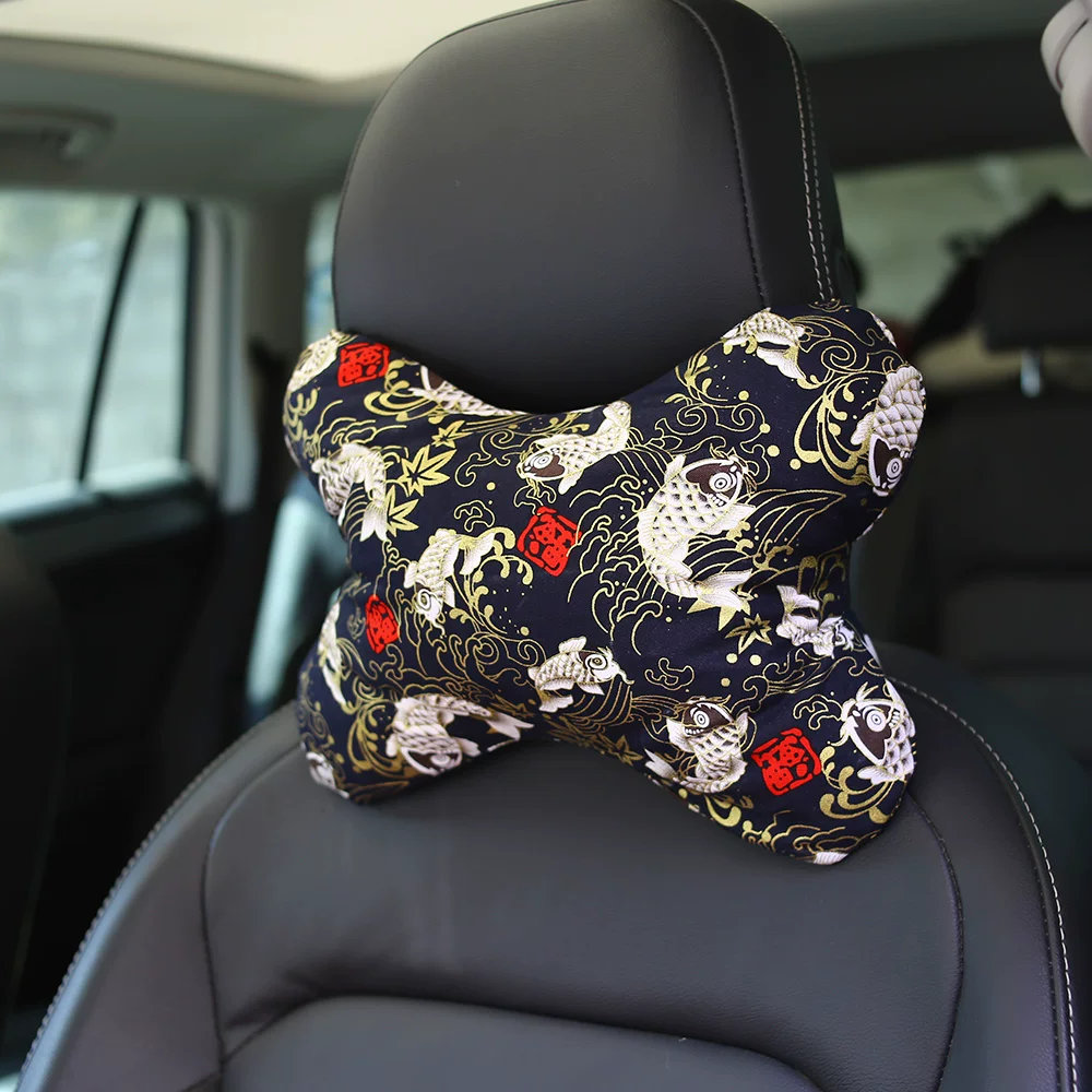 Japanese modified retro neck pillow, for luck