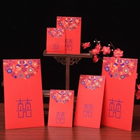 Свадебные принадлежности Свадебные красные конверты Творческая свадьба Новая свадьба, 10 000 юаней Big Red Convelope Свадьба Red Convelope, тысячи юаньли запечатаны