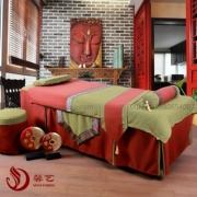 Zimei đã được cài đặt mới của Trung Quốc giường massage therapy khăn trải giường màu gia đình cao cấp bốn vẻ đẹp đặc biệt bedspread - Trang bị tấm