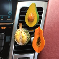 Творческая и милая симуляция авокадо Durian Car Outlet Carrier Air -Conditing Aromatherapy Cars