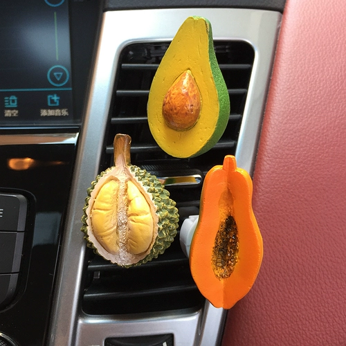 Творческая и милая симуляция авокадо Durian Car Outlet Carrier Air -Conditing Aromatherapy Cars
