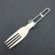 Чистая титановая вилка