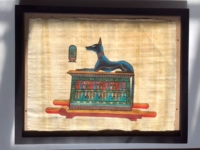 Египет прямая покупная бумага с травяной картиной-точкой (с коробкой для живописи)