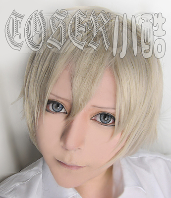 taobao agent [Rabbit Dimensional] Volleyball Teenago Sugawa Takashi APH Ivan COS Wigs of West Flax Gold