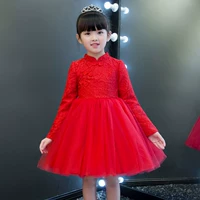 Детское платье, зимняя флисовая юбка на девочку, наряд маленькой принцессы, в западном стиле