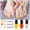 Nail Combination Bộ 12 màu, lâu trôi, không thấm nước, khô nhanh, không phai, sơn móng tay màu đỏ cổ tiên mùa hè - Sơn móng tay / Móng tay và móng chân