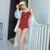 Bộ đồ bơi nữ che gió che bụng mỏng một mảnh bikini gợi cảm khoe ngực nhỏ nóng bỏng Hàn Quốc 2019 mới bùng nổ - Bộ đồ bơi One Piece Bộ đồ bơi One Piece