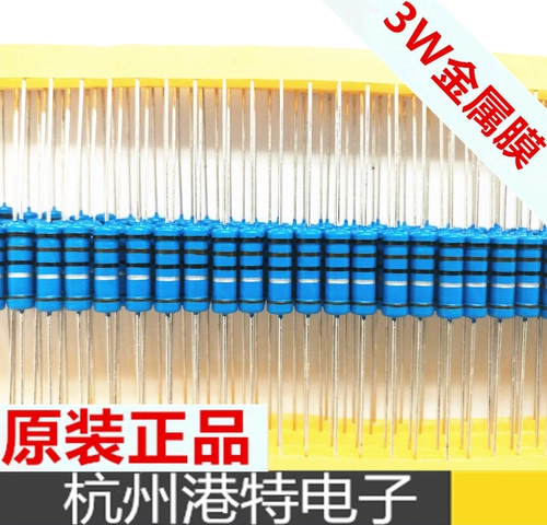 3W 1% металлическая мембрана сопротивление 910 евро 910R Цветовое кольцо сопротивление медной ногой 1% Точность/100 шт.