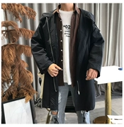 Áo mới mùa thu áo gió nam mùa thu áo dài Hàn Quốc thanh niên đẹp trai áo khoác lỏng lẻo thủy triều