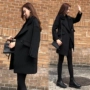 Áo khoác len nữ mùa thu đông 2019 phiên bản mới của phụ nữ Hàn Quốc thời trang rộng rãi là áo khoác len mỏng trong phần dài dày - Áo Hàn Quốc áo dạ hàn quốc đẹp