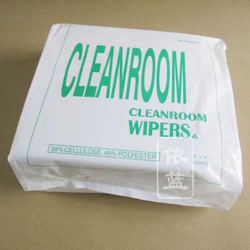 9-дюймовый без пылью бумаги WIP-0609 Wipe Paper без пышной бумаги 300 кусочков/упаковка 9*9