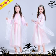 Halloween quần áo trẻ em cosplay bên váy cổ tích trang phục COS mặc trang phục hóa trang cha mẹ-con