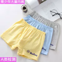 Áo sơ mi nữ thanh niên ba mảnh cotton trung cấp tóm tắt học sinh trung học cơ sở bốn quần short nam góc lớn quần sịp nam tam giác