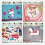 Dễ thương mèo và con chó nhu yếu phẩm hàng ngày pet cat dog Teddy mat tổ lồng pad cửa mat xe mat chống trượt Bình nước cho chó