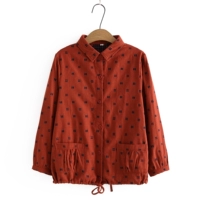 Осенняя короткая куртка для отдыха, топ для матери, для среднего возраста, в западном стиле, оверсайз