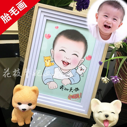 Мультяшная шерстяная картина, делается под заказ, ручная роспись