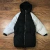 Áo vi xử lý mùa đông dày cotton áo khoác nam áo khoác lỏng xu hướng Hàn Quốc áo khoác ấm trung dài - Bông Bông