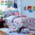 gia đình Anna giàu của bốn đứa con giường bộ trẻ em Khăn giường hoạt hình dễ thương bông chăn hạnh phúc đại dương - Bộ đồ giường trẻ em ga trải giường cho em bé	 Bộ đồ giường trẻ em