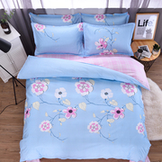 Mùa xuân và mùa hè quilt cover mảnh duy nhất bông len giả cotton 1.5 1.8 2 m m đôi duy nhất cao đẳng ký túc xá khăn trải giường