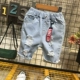 Quần short bé trai mùa hè mặc quần jean bé trai quần trẻ em nam quần trẻ em mùa hè quần bé trai - Quần jean