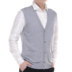 Trung niên và người đàn ông cũ của cashmere vest mở áo len vest mùa xuân và mùa thu áo len mỏng vest đan cardigan kích thước lớn Áo len Cashmere