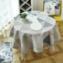 khăn trải bàn bằng vải bông vải trải bàn Bắc Âu châu Âu vải che bảng chống bỏng hình chữ nhật cà phê vải vải bông bảng phòng khách - Khăn trải bàn khăn trải bàn hoa văn